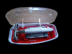 Vintage Gillette Borotva - Tokjában + Pengék - 60-as évek