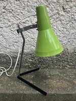 Szuper almazöld asztali lámpa - mid century retro vintage design stilnovo