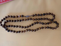Ásvány gyöngy  nyaklánc eladó  2*35 cm