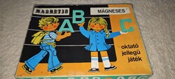 Retró Mágneses ABC betükirakó játék - Oktató játék Magnetic - Triál