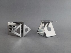 Nathalie du Pasquier 2 db posztmodern szalvétagyürü 1980's Bodum