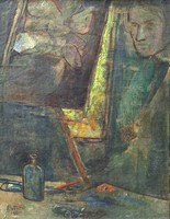 Iván Szilárd olajfestménye 1960-ból