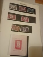 Román bélyegek és blokkok 1958