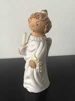 Antalfiné Szente Katalin kerámia szobor 18cm.