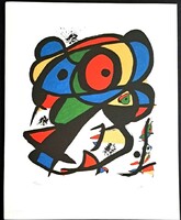 Joan Miró - Colpir Sense Nafrar I, 1981 - litográfia 50x40 cm