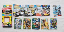 LEGO Ninjago játék kártya 6 db. , eredeti , használt +doboz + mini prospektus angol