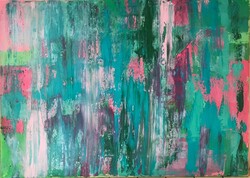 Jade Dream - 70cmx50cm abstract egyedi vászonkép