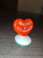 Antik herendi nikotex szív alakú csikknyomó