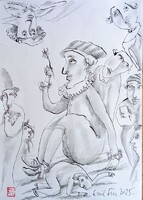 Für Emil: Az elhagyott emlékek kereskedője - eredeti grafika 2025-ből!