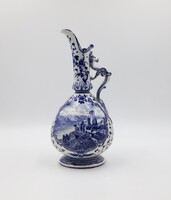 Ritka antik Royal Bonn Delft-stílusú kiöntő c1890-1920 - Franz Anton Mehlem