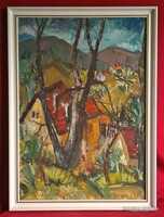 Lampérth Erzsébet: Nagymarosi táj