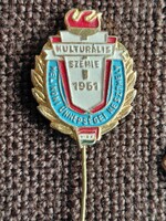 Kulturális szemle Keszthely  1961 . Jelvény  , kitüző.