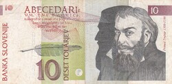 Szlovénia 10 Tollár 1992
