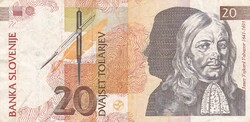 Szlovénia   20  Tollár 1992