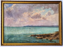 Oskar Mendlik -sailing on Lake Balaton-