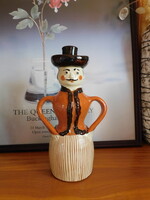 Kántor és Kun Gazda Karcag - figurális butella 28 cm