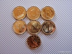 2021 5 Forint sor F O R I N T 6 betű + kócsagos 2021-es 5 Ft nylon tasakban olcsó postával!