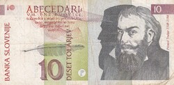 Szlovénia 10 Tollár 1992
