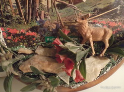 FALIKÉP - 3 D - ALKUKÉPES - RÉSZLETGAZDAG  - RETRO - OSZTRÁK - 25 cm - HIBÁTLAN
