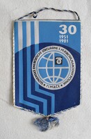 TLMACE , szlovák energia mérnöki üzem , gyár , reklám , emlék tárgy , 1951 1981 zászló