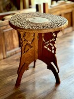 Kezzel faragott teak fa viragtarto vagy barmi