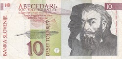 Szlovénia 10 Tollár 1992
