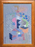 Kozma István (1937-2020) : Ők ketten, 100x70 cm.
