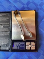 Antik ezüst cukor csipeszp 44 gramm.