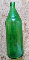 Zöld vegyszer feliratos régi üveg 1 L.