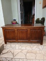 Pazar régi fa tároló láda (114x44,5x53,5 cm)