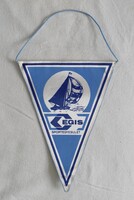 EGIS Balaton Vitorlás Sportegyesület , sport zászló , reklám , emlék tárgy , 80-as évek