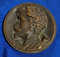 "Petőfi" bronz plakett (80mm)