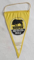 Taurus Gumi 100 éves emlék zászló , reklám , emlék tárgy 1982