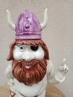 Vintage retro kerámia wiking persely. Alkudható.