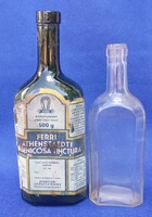Vintage,2 db gyógyszeres üveg 1940 körül