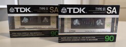 TDK SA90 Type II High kazetták