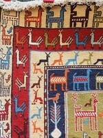 Kézzel szövött gyapjú szumák szőnyeg fali szőnyeg kilim