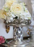 Art deco, Argentor jelzett, vastagon ezüstözött, szépséges asztalközép, kínáló