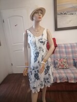 Szebbnél szebbek molett nálam könnyű lenge vékony olasz nyári ruha géz szerú 40 42 44   90-100 mell