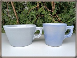 Ritka gyűjtői Zsolnay porcelán vastagfalú kávéházi porcelán csészék
