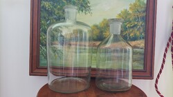 Régi patika üveg 2db,az egyik 2000ml a másik 1000ml