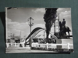 Képeslap,Budapest,Mezőgazdasági kiállítás,Posta,OKISZ pavilon látkép,részlet, 1962-