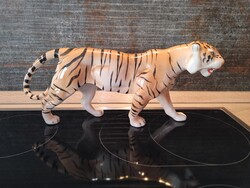 Porcelán tigris  kb.38 cm