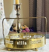 Dekoratív Art Deco  füles asztalközép &kínáló..