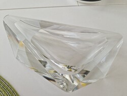 Hibátlan, nem csorba art deco üveg hamutartó