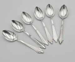 Silver-plated wmf teaspoons, fan pattern model