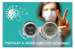 Tisztelet a hősöknek 10 és 20 Forint Elsőnapi 2020 alacsony szám