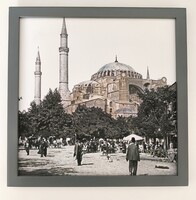 Hagia Sofia, Konstantinápoly 1905-06. - canvas kép keretben