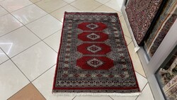 4021 Pakisztáni Yamud kézi csomó gyapjú perzsa szőnyeg 80X130CM
