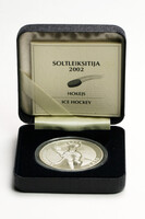 Lettország 1 Lat 2001 Téli Olimpiai Játékok Salt Lake City 31,47g Ag925